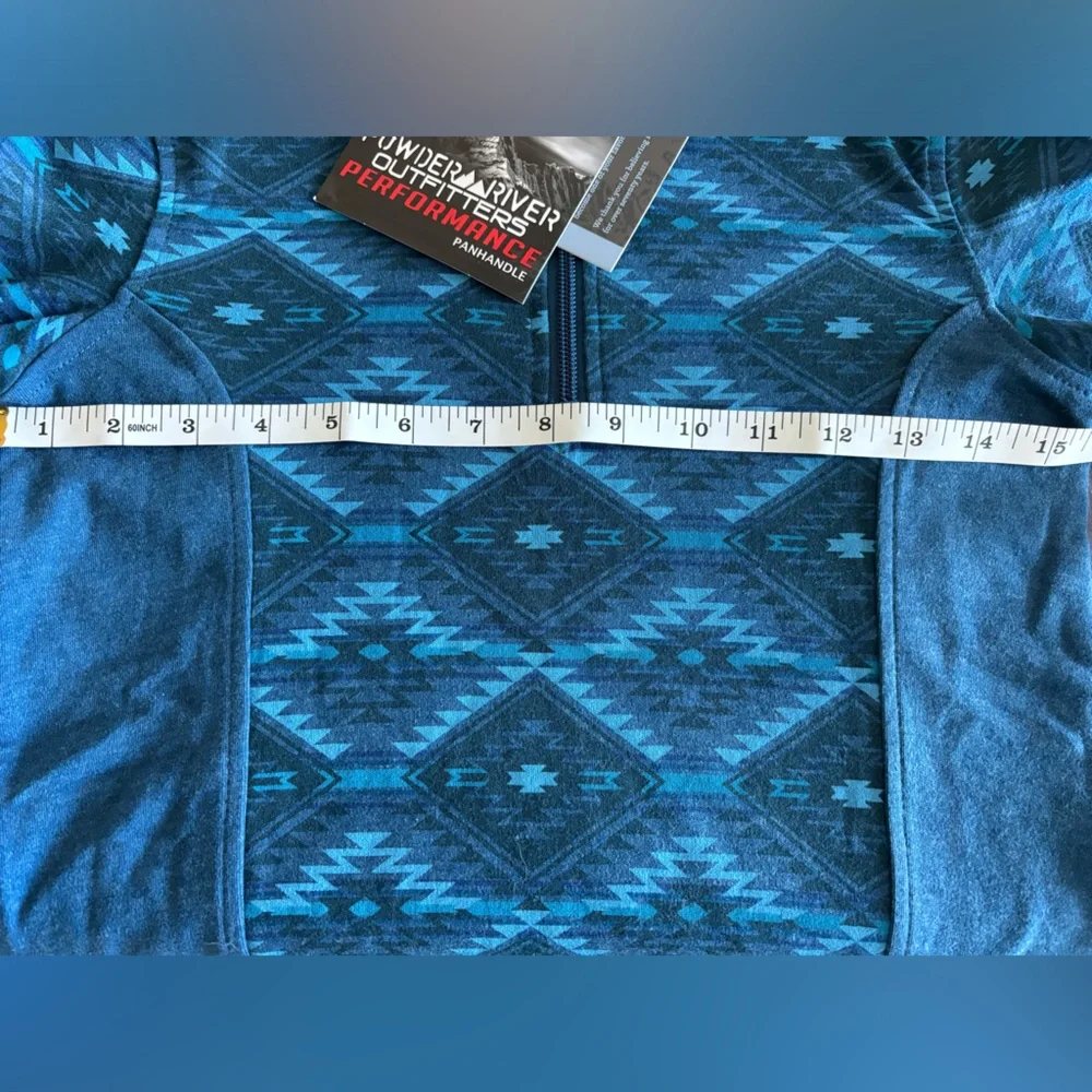 Powder River Outfitters: Aztec Knit Quarter Zip - Picture 3 of 5